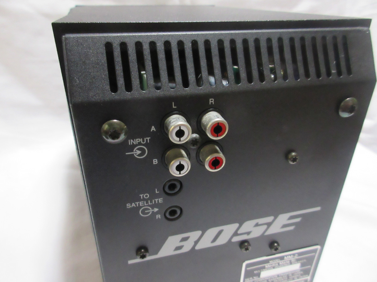 BOSE MM-2 BOSE MM-2B▽2.1ch パワーアンプ内蔵スピーカー [ボーズ