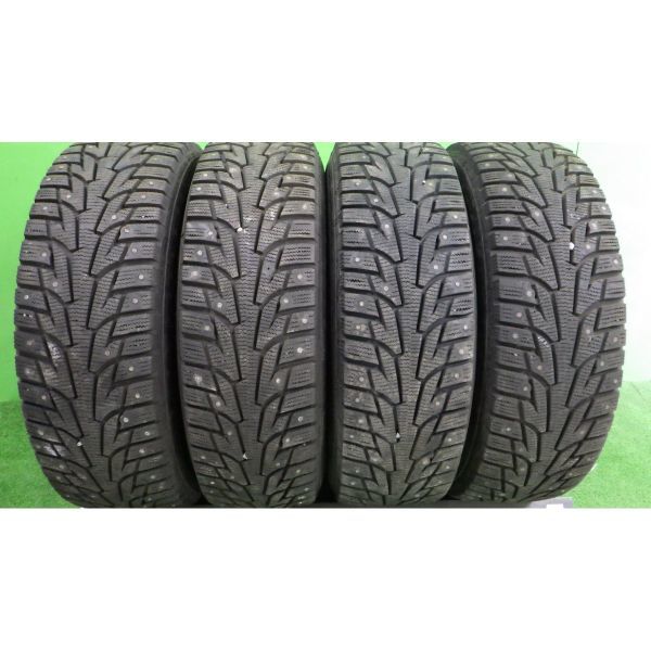 ハンコック Winter i*Pike RS P215/70R15 4本SET◇2015年製9分山 