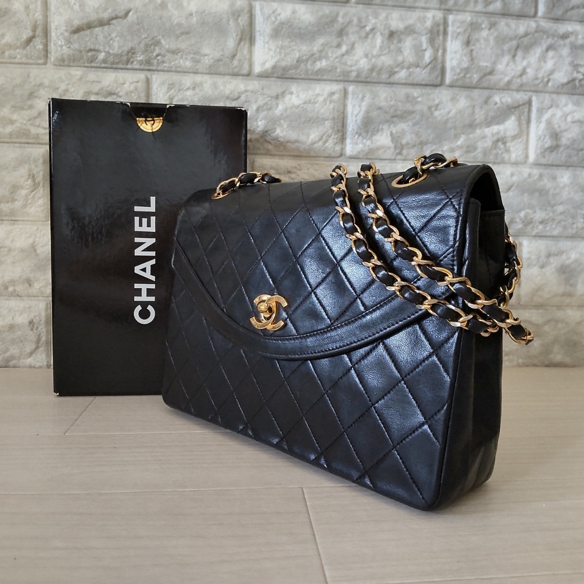 1円スタート 正規品 シャネル CHANEL チェーンショルダーバッグ