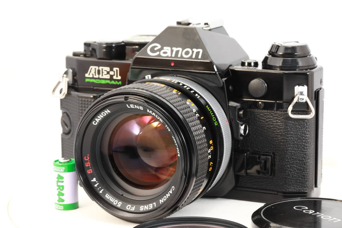 ☆美品【修理・整備/完動品】Canon AE-1 Program / FD 50mm f1.4 ☆美品【修理・整備/完動品】Canon AE-1 Program / FD 50mm f1.4