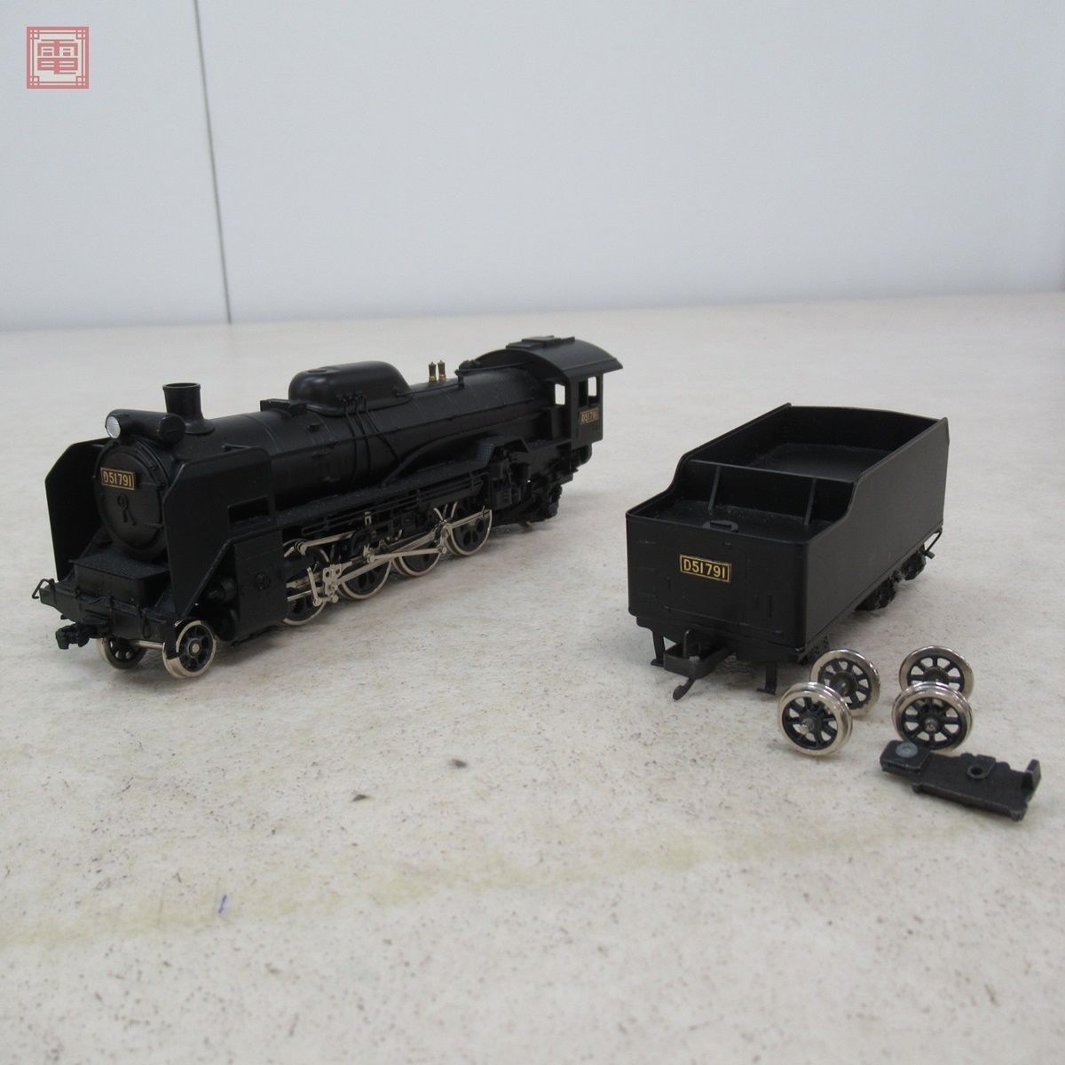 アダチ JNR D51 No.1001 HOスケール 蒸気機関車 鉄道模型 天賞堂 