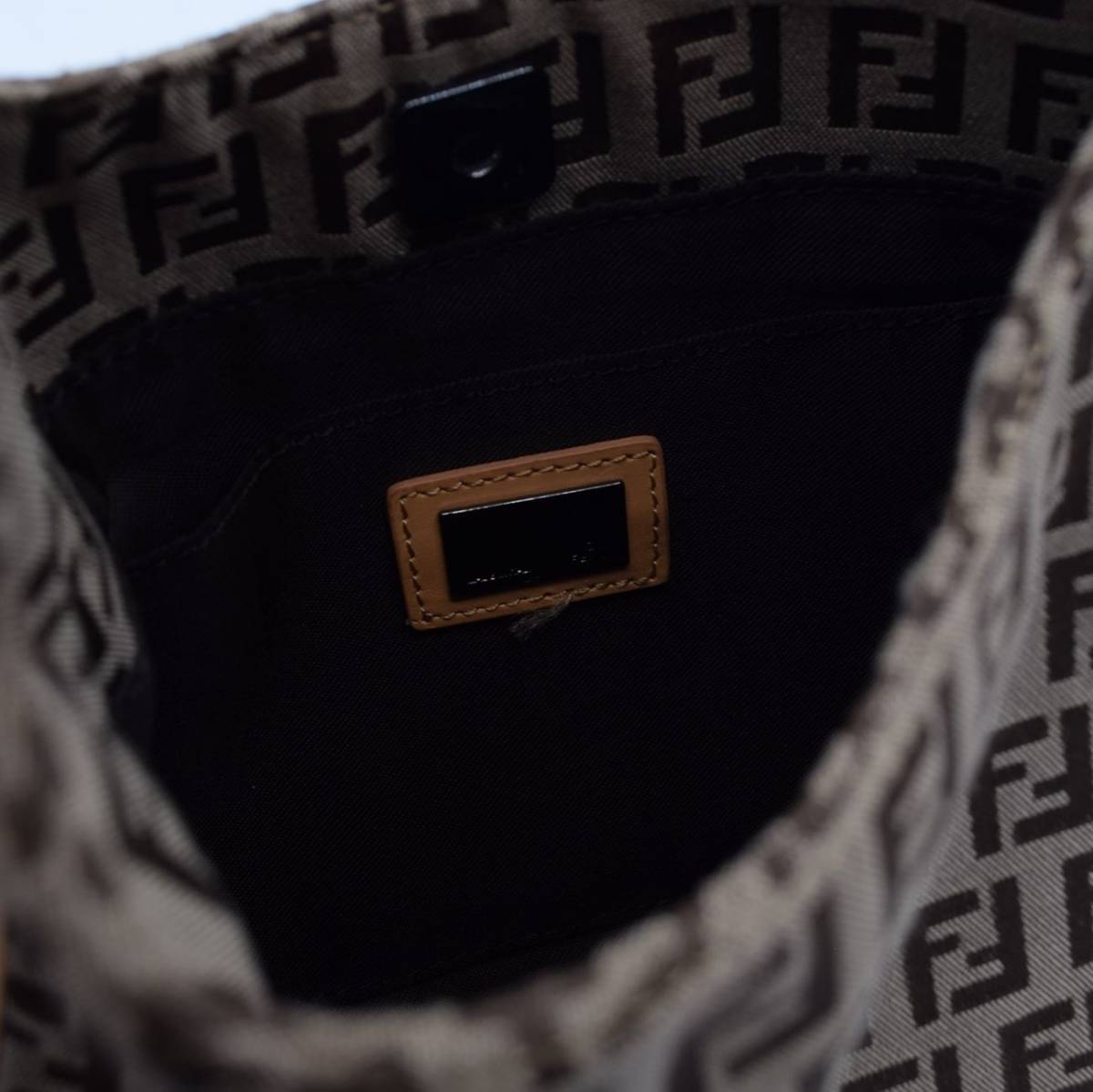 美品◇ FENDI フェンディ ズッキーノ ハンドバッグ / ベージュ ズッカ 