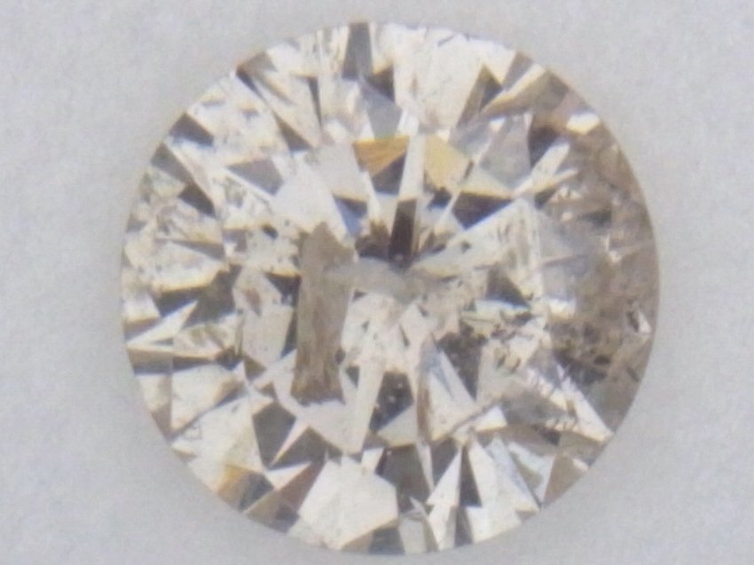 [Shimoe]最落無し！１円～薄目のブラウンカラー系　Ｉクラス　０．４０ｃｔ　天然ダイヤルース