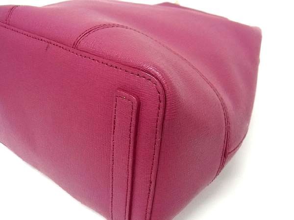 1円 □美品□ FURLA フルラ ステイシー レザー 巾着 ポーチ付き 2WAY