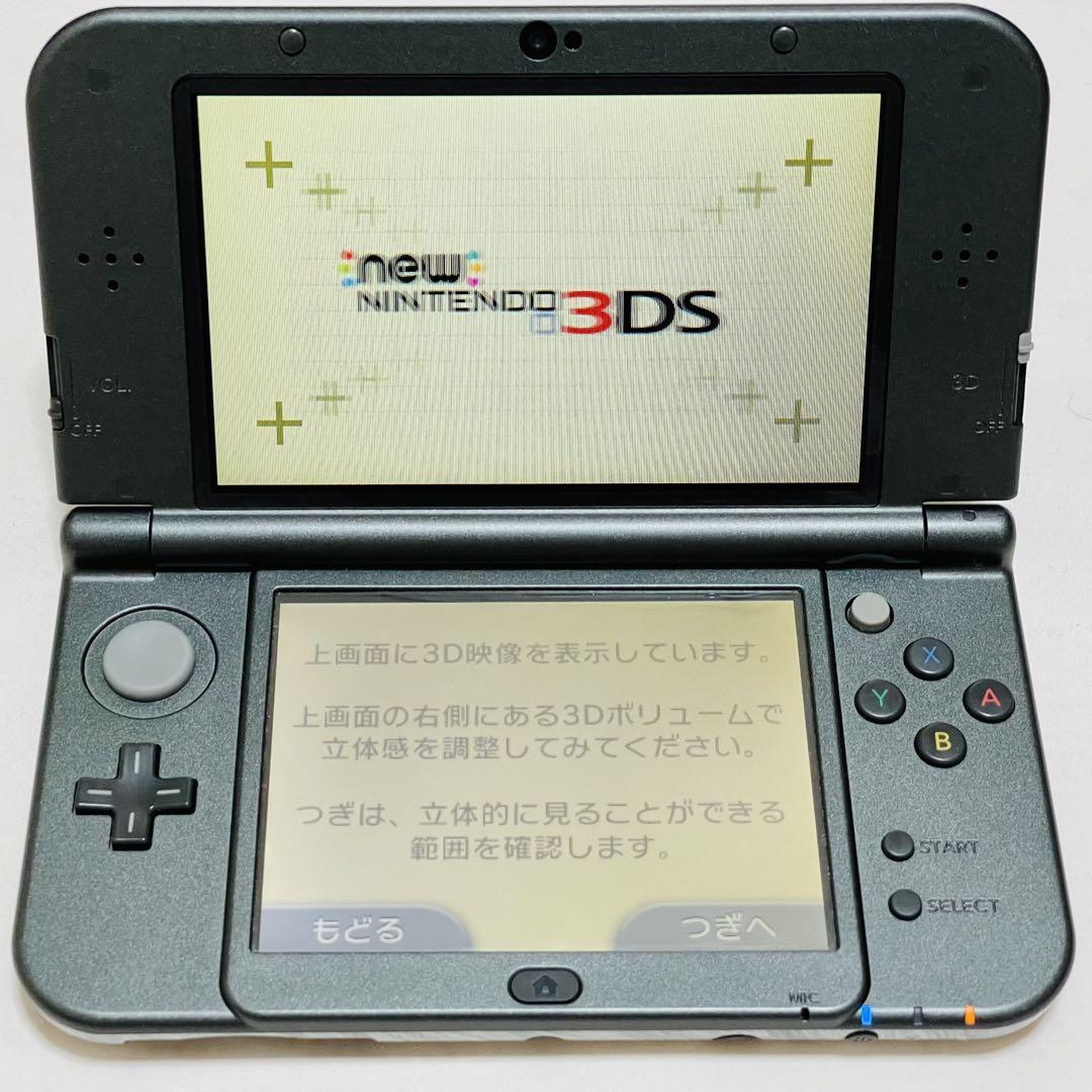 ① 1円スタート〜Nintendo 任天堂 3DS LL ブラック 初期化済み  