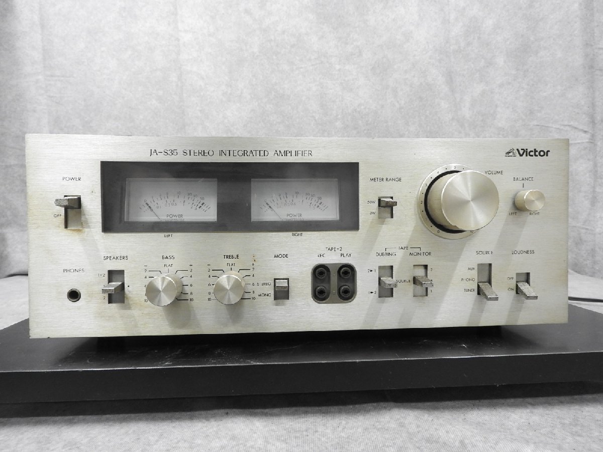 修理済・完動品 VICTOR ビクター プリメインアンプ JA-S35