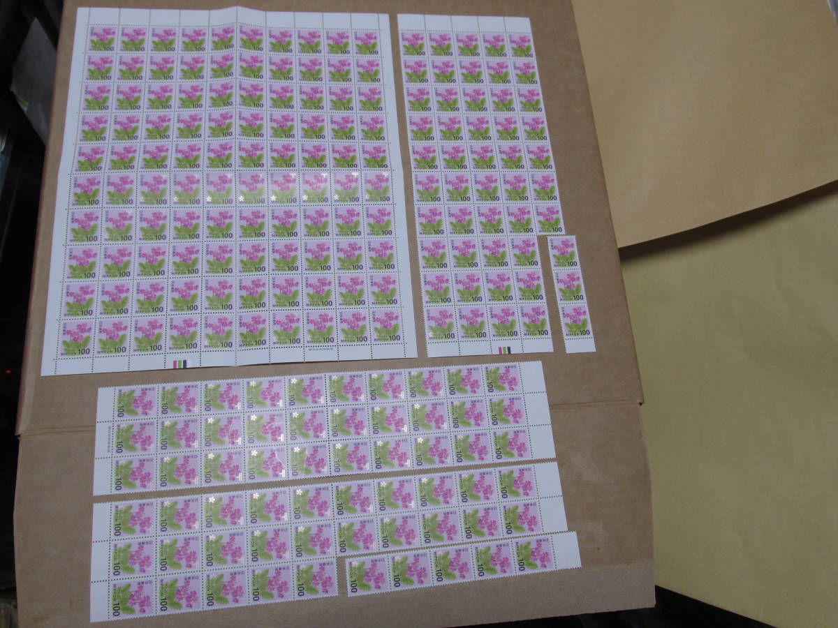 未使用・普通切手バラ：１００円切手２１０枚：額面２万１千円分：発送は、レターパックライトのみ（送料無料）