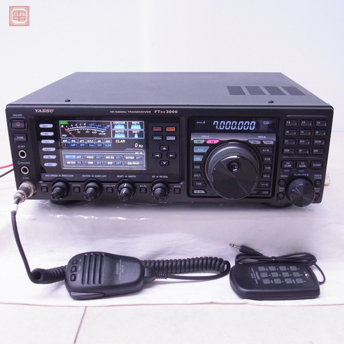 か*う様 美品】ヤエス FTDX3000 ヤエス 八重洲 FTDX3000 HF/50MHz 100W【40 Yahoo!オークション 【公式