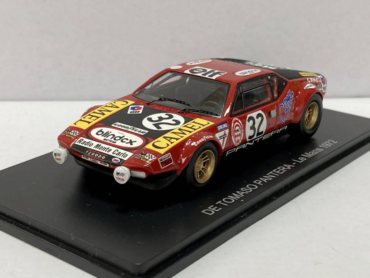 Modèle Réduit Spark 1/43 De Tomaso Pantera N°32 - Le Mans 1972 - Neuf - Collection