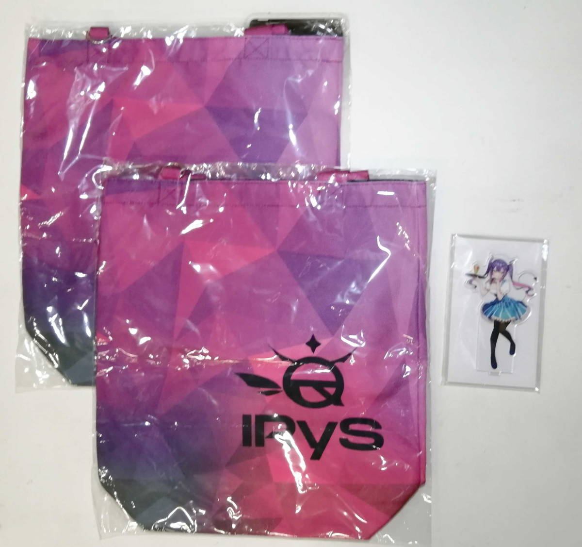 同梱不可 hololive/ホロライブ IRyS トートバッグ2点 ＆ 常闇トワ 