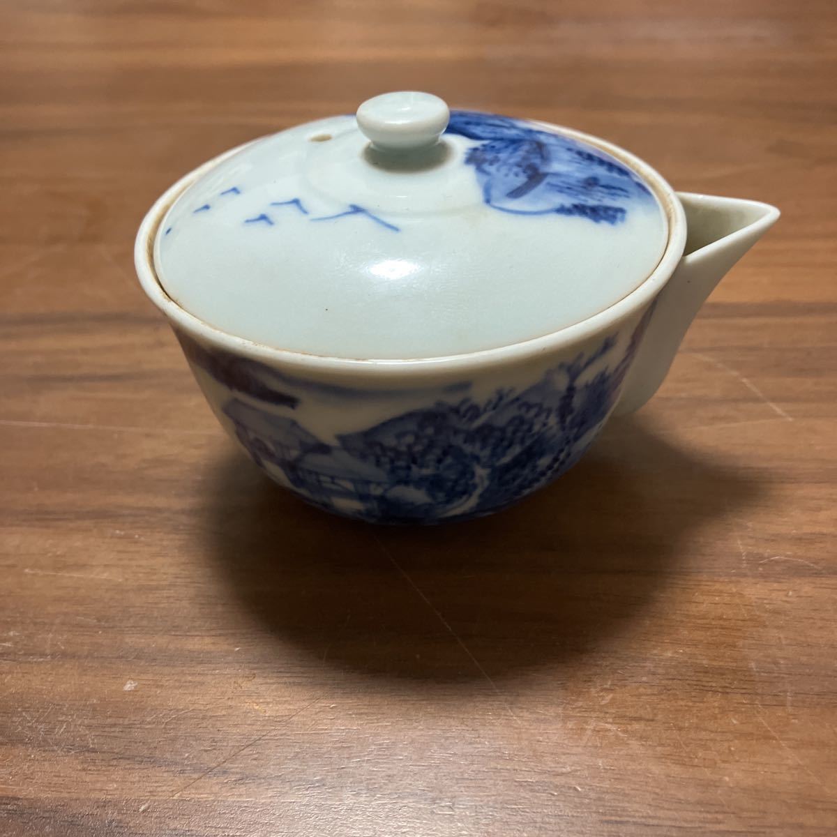 最安値，低価】 道八 煎茶道具 染付 高橋道八 宝瓶 茶道具