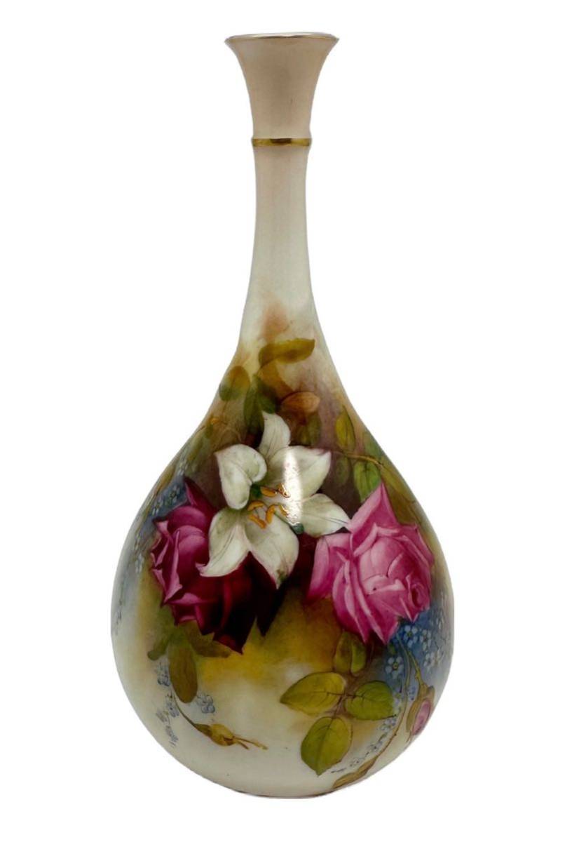 ロイヤルウースター ROYAL WORCESTER ブラッシュアイボリー フラワー