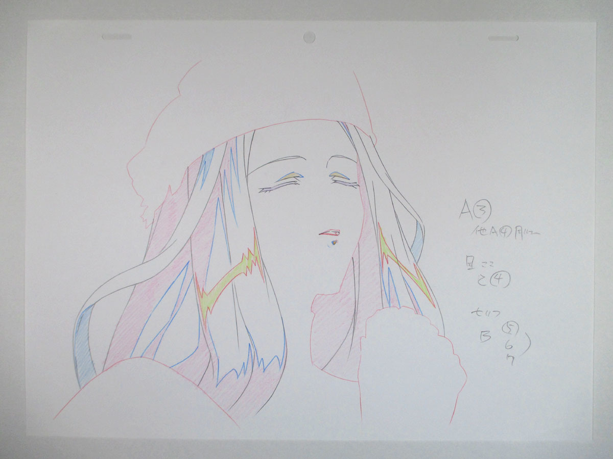 クイーンズブレイド 直筆素材 原画 動画 QB メルファ 608 クイーンズ