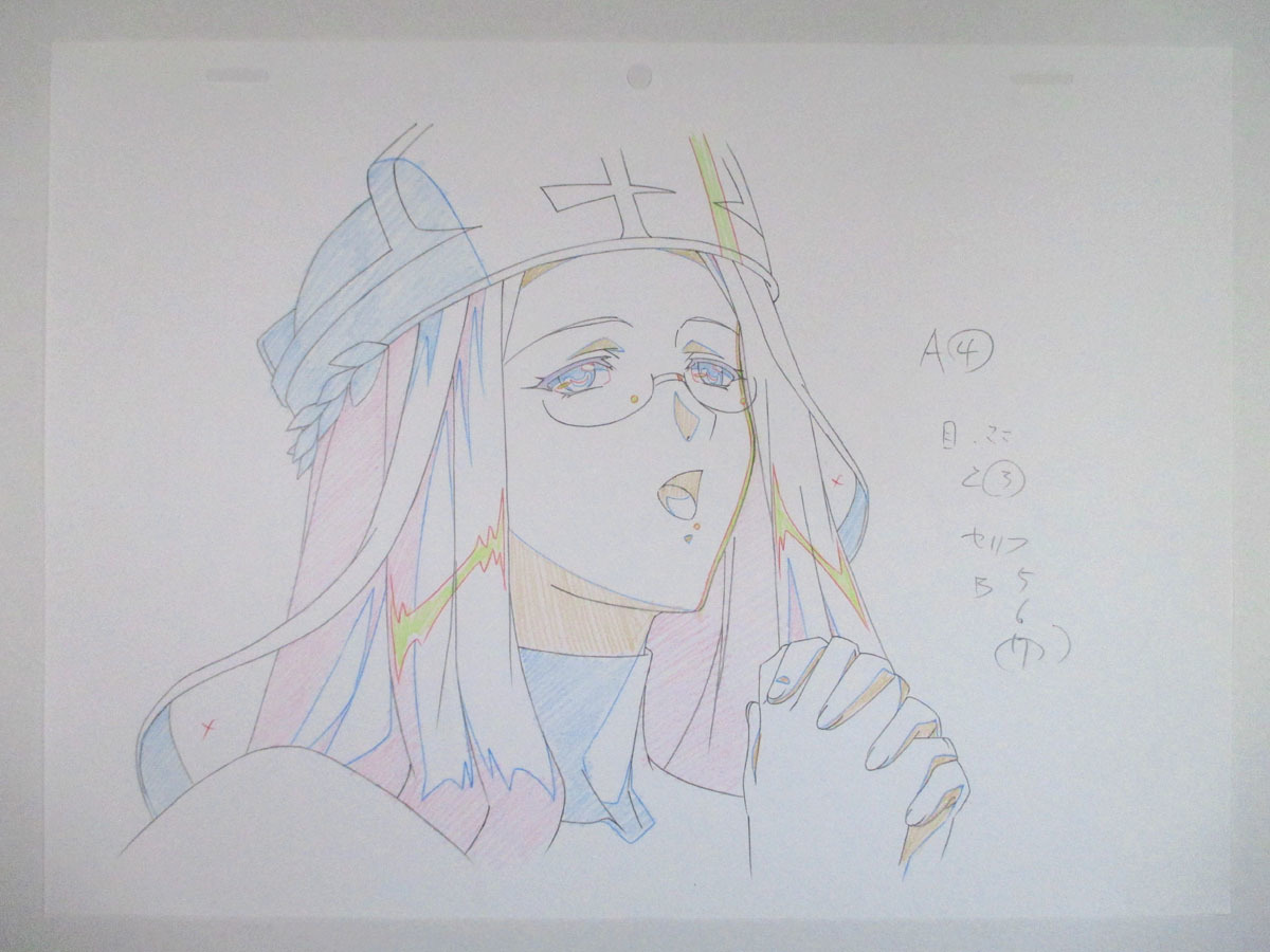 クイーンズブレイド 直筆素材 原画 動画 QB メルファ 608 クイーンズ