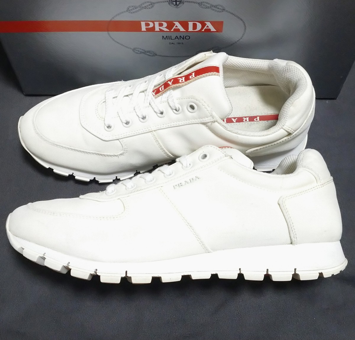 PRADA（スニーカー ・ PRADA（ホワイト⁄白色系）のフリマアイテム一覧
