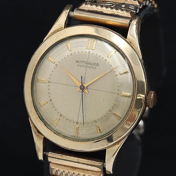  1円 稼働 ウィットナー AT/自動巻 ゴールド文字盤 メンズ腕時計 OGH 9933000(3針（時、分、秒）)｜売買されたオークション情報、yahooの商品情報をアーカイブ公開 - オークファン 3針（時、分、秒）