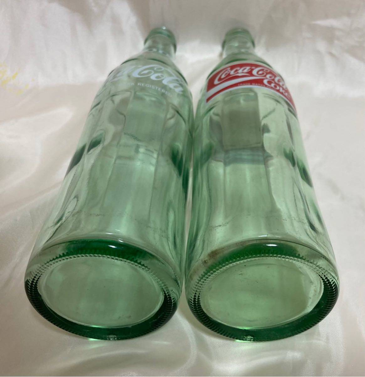 当時物「コカコーラ瓶」2本まとめて／エンボス＊ コカコーラ ボトル 瓶