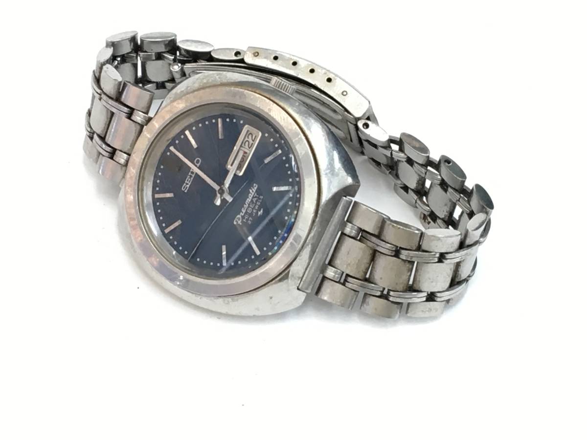 41814 SEIKO プレスマチック ハイビート 5146-7030 自動巻 動作品