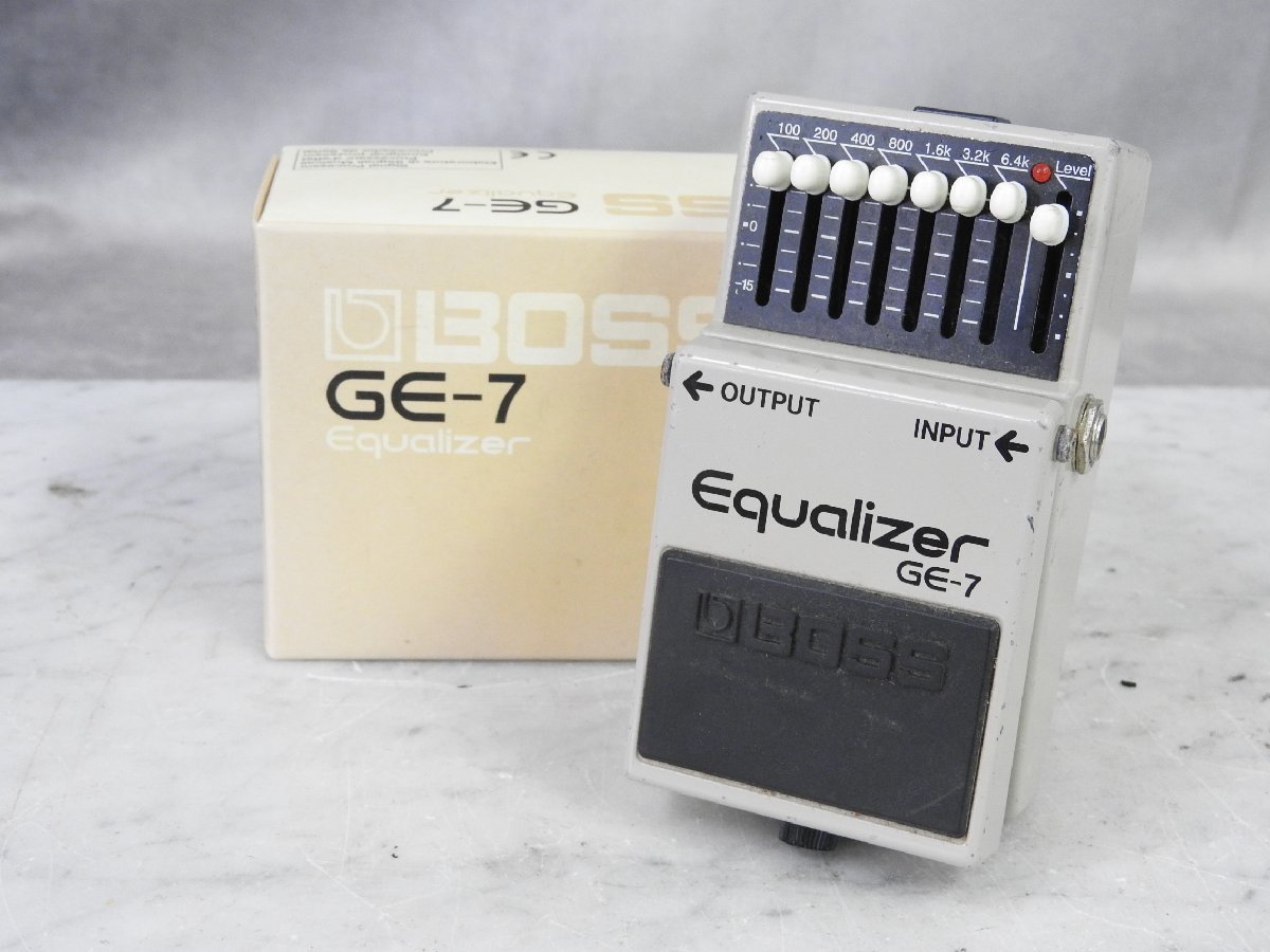BOSS GE-7 イコライザー 中古、一部部品紛失。 BOSS GE-7 イコライザー