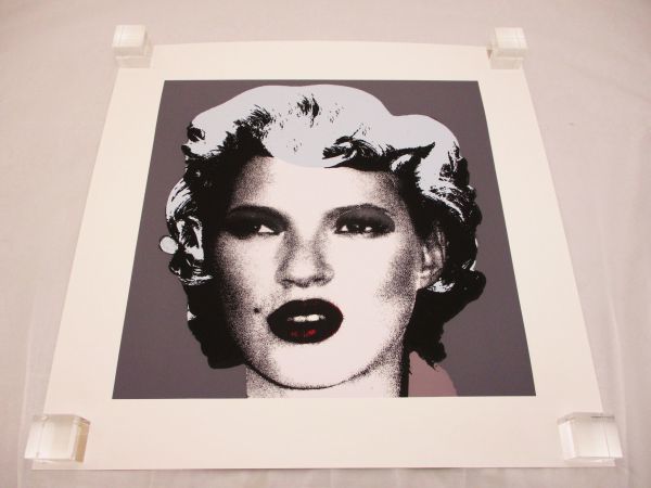 希少 WCP Banksy バンクシー KATE MOSS GREY ケイトモス リ