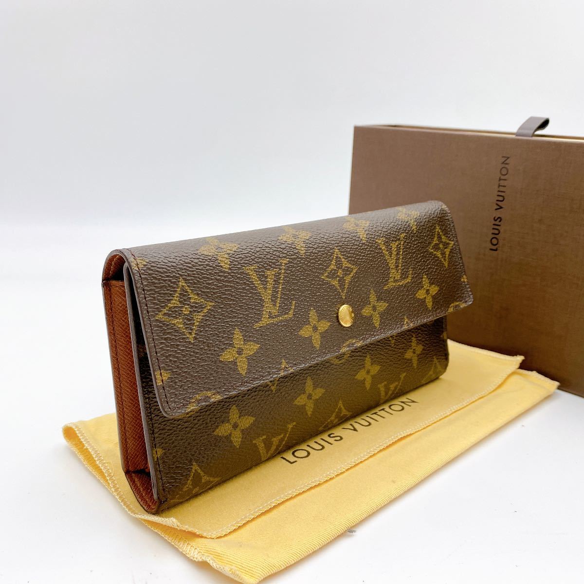 A1931【美品 付属品付】LOUIS VUITTON ルイヴィトン モノグラム ポルト 
