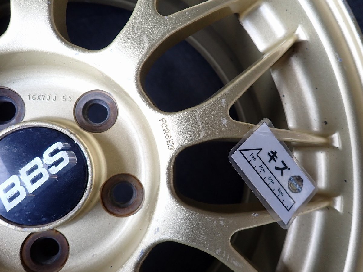 スバルインプレッサ BBS 純正オプション GC8 16インチ 6.5J 5H PCD100 