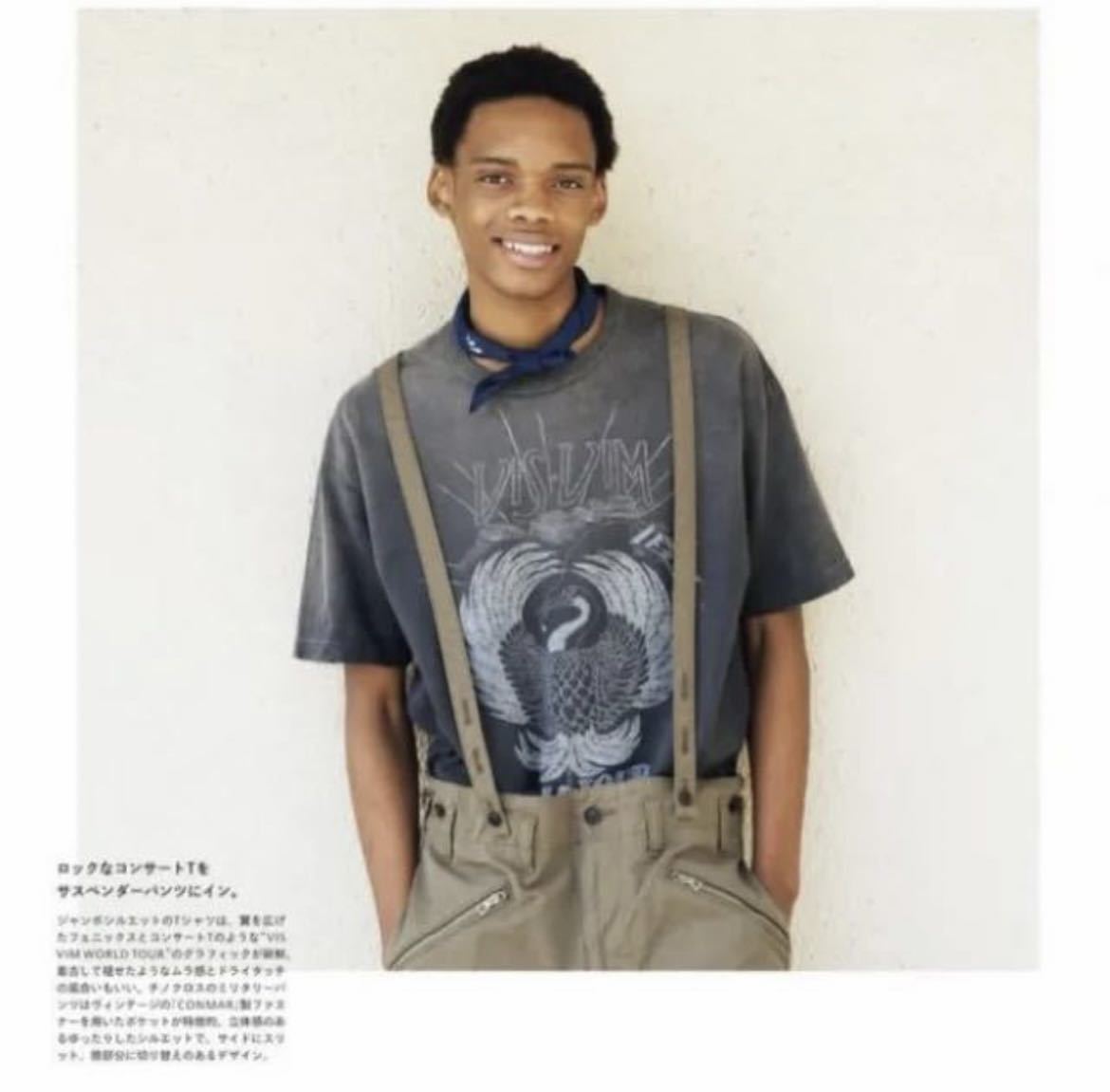 トップス visvim JUMBO TEE /BANDANA/2 visvim JUMBO TEE S/S CRASH WORLD TOUR journeyman kofu bandana