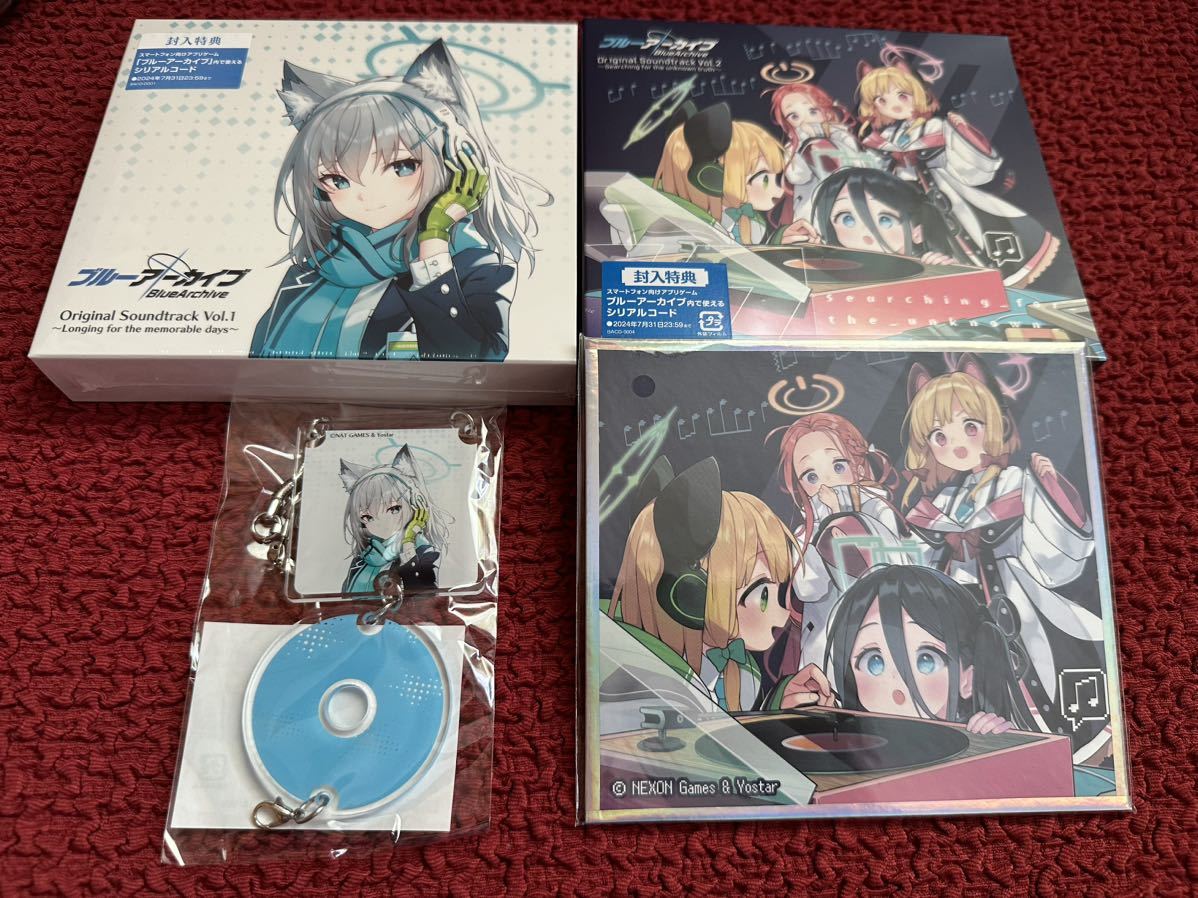ブルーアーカイブ サウンドトラック Vol.1-Vol.5 5枚 Yostar OFFICIAL SHOP