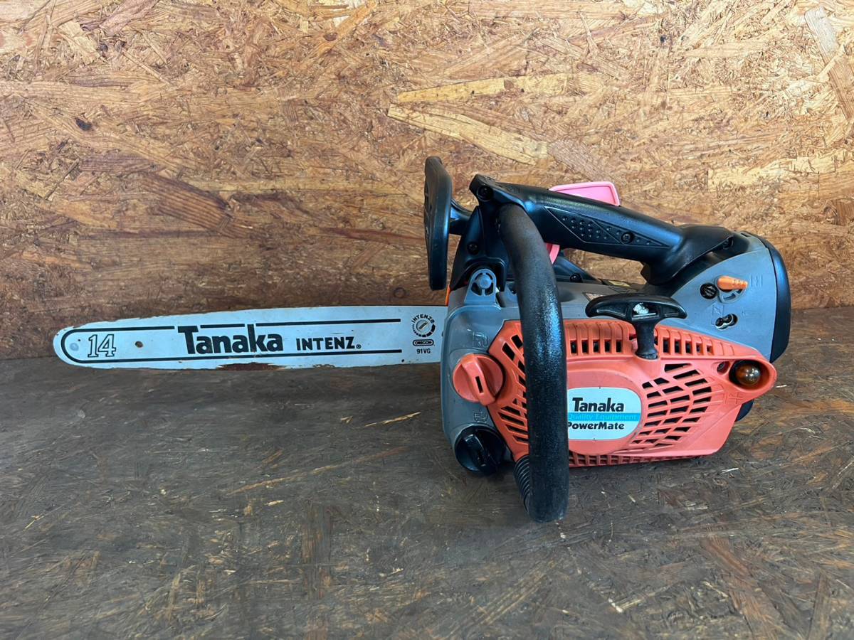 △【8】5　エンジンチェンソー　タナカ　Tanaka　PCS33EDTP　PowerMate　パワーメイト　日立　ジャンク