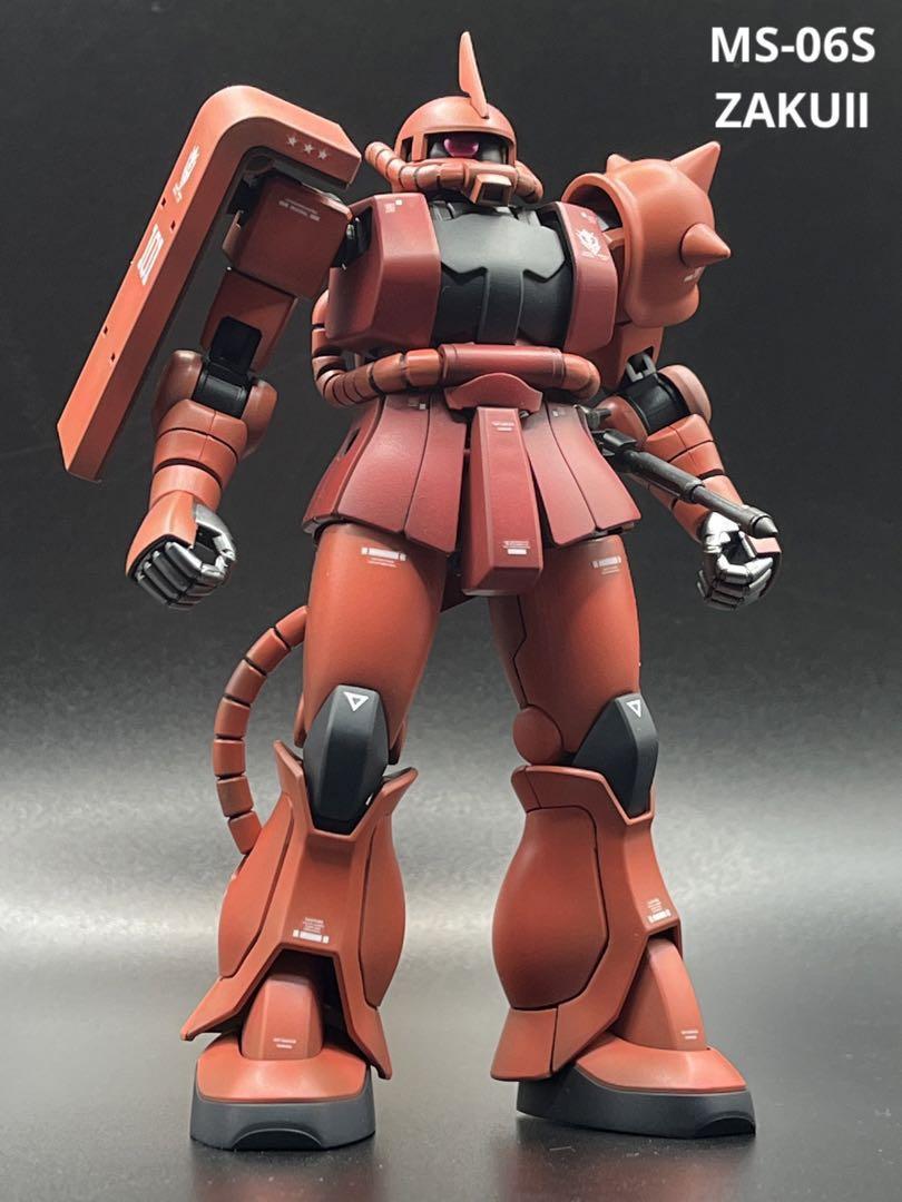 HGUC 1/144 シャア専用ザクⅡ 全塗装済み完成品