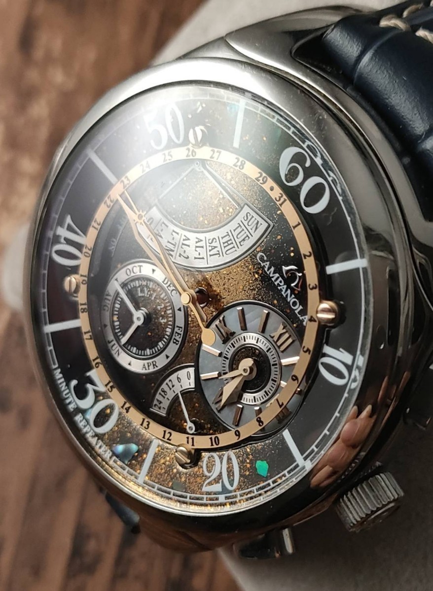 Citizen カンパノラ カンパノラ ミニッツリピーター 1000円スタート 希少 CITIZEN シチズン カンパノラ 107 ミニッツリピーター 1000本限定 メンズ 腕時計 クォーツ 稼働品 カンパノラ シチズン CITIZENのカンパノラ オフィシャルサイト CITIZEN 宙空の美をデザイン・コンセプトとする