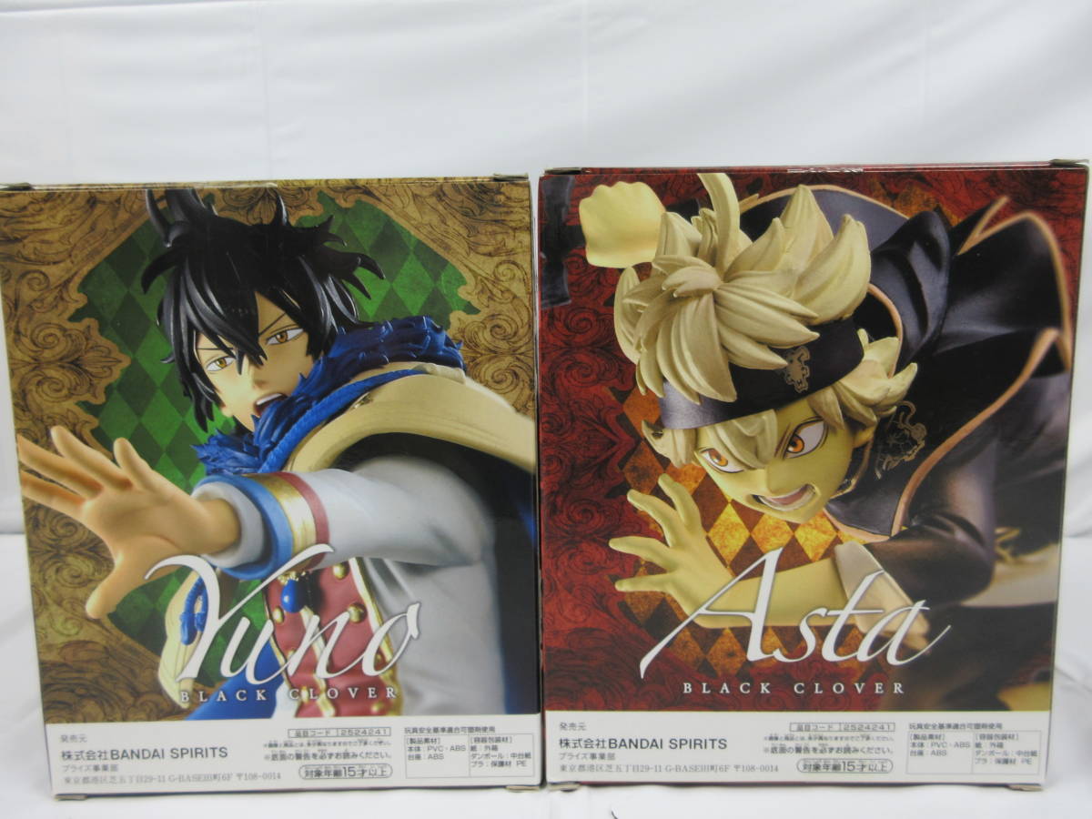 【未開封】ブラッククローバー DXFフィギュア ユノ＆アスタ A・B 2種セット 未開封 ブラック・クローバー DXF フィギュア ユノ ＆ アスタ(セピア