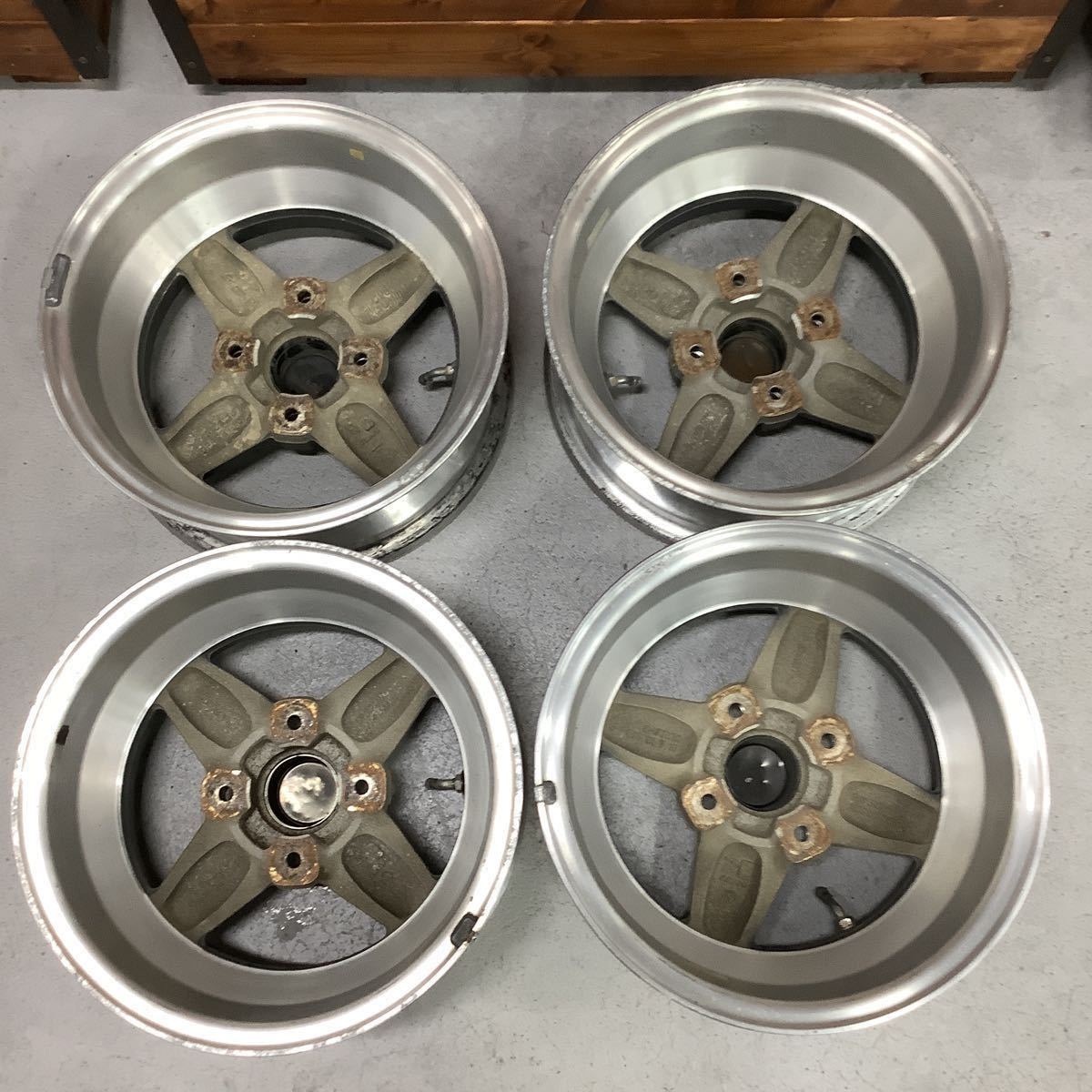 ハヤシレーシング コマンド 14インチ 6J ＋35 PCD114.3 希少 当時物 旧 