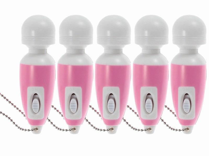 ハンディ―マッサージ　全身　肩こり　ローター　ピンク　9個＋2個おまけ ミニ電動マッサージ器 ピンク 強力振動 ハンディマッサージャー 小型
