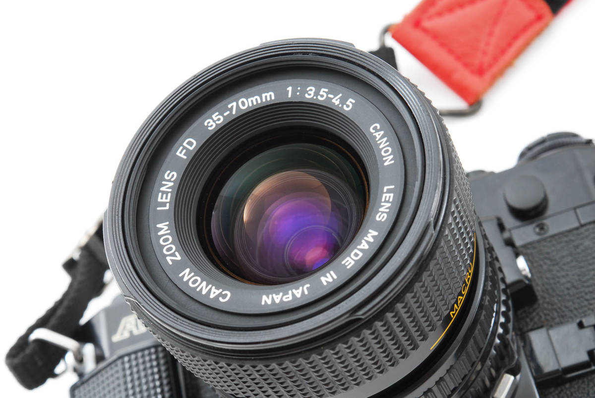 美品】キャノン Canon A-1 + Canon Zoom Lens FD 35-70mm 1:3.5-4.5