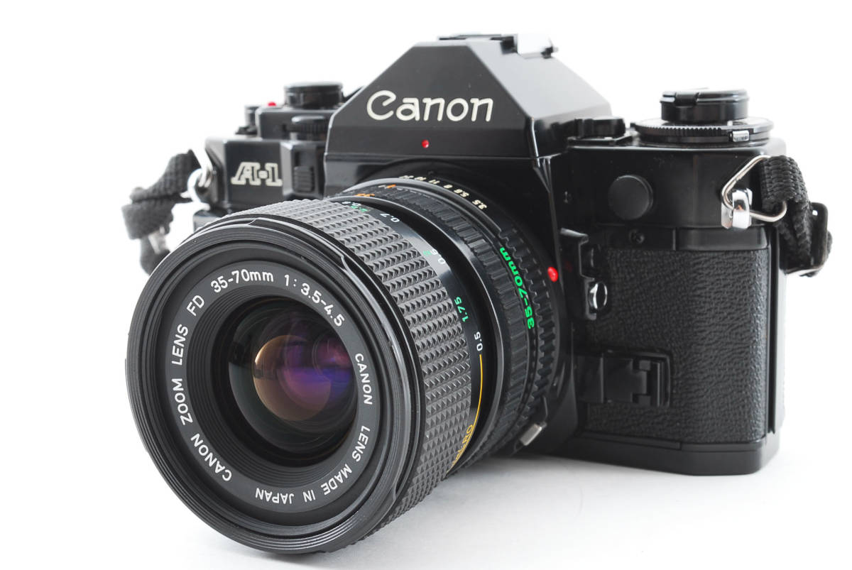 美品】キャノン Canon A-1 + Canon Zoom Lens FD 35-70mm 1:3.5-4.5