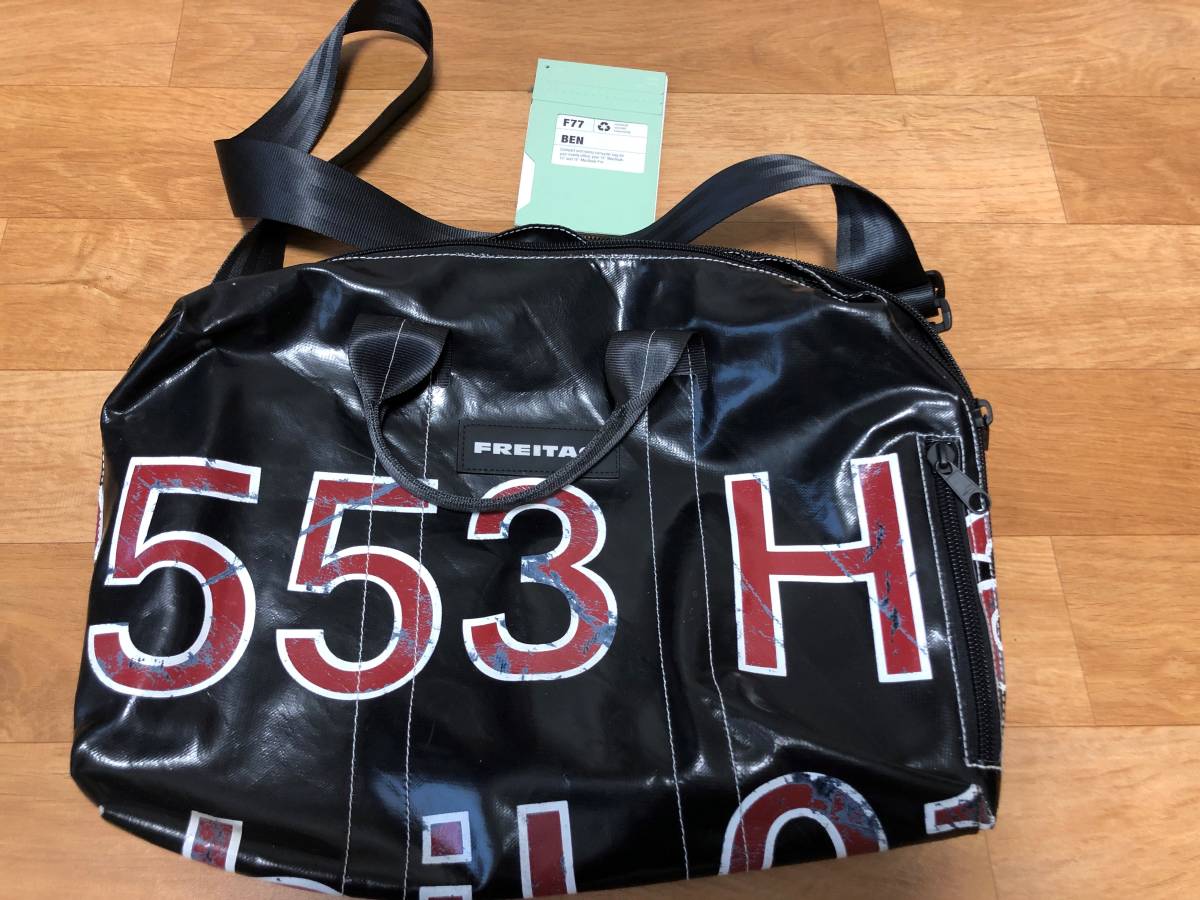 フライターグ FREITAG F77 BEN 廃版モデル ブラック地 FREITAG