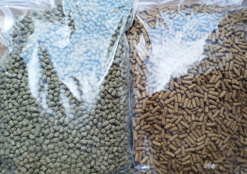 ☆【アヒル・コールダック用（ヒナにも） 飼育飼料2種セット-1kg×2袋