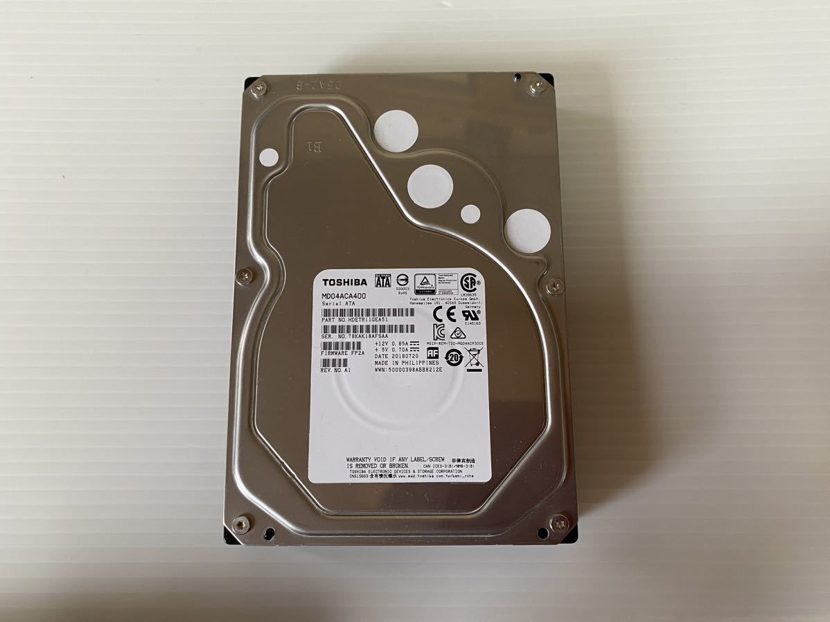 大得価，高品質 TOSHIBA MD04ACA400 4TB 3.5インチ HDD 東芝 ②(2TB～)｜売買されたオークション情報、yahooの商品情報をアーカイブ公開 - オークファン 3.5 SerialATA