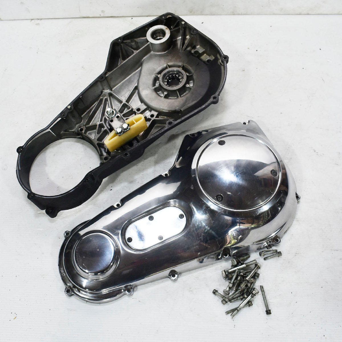 ハーレー 1994年 エボ 1340 FLSTC ヘリテイジ ソフテイル クラシック エンジンカバー プライマリーケース インナーケース 【E】 HD-112