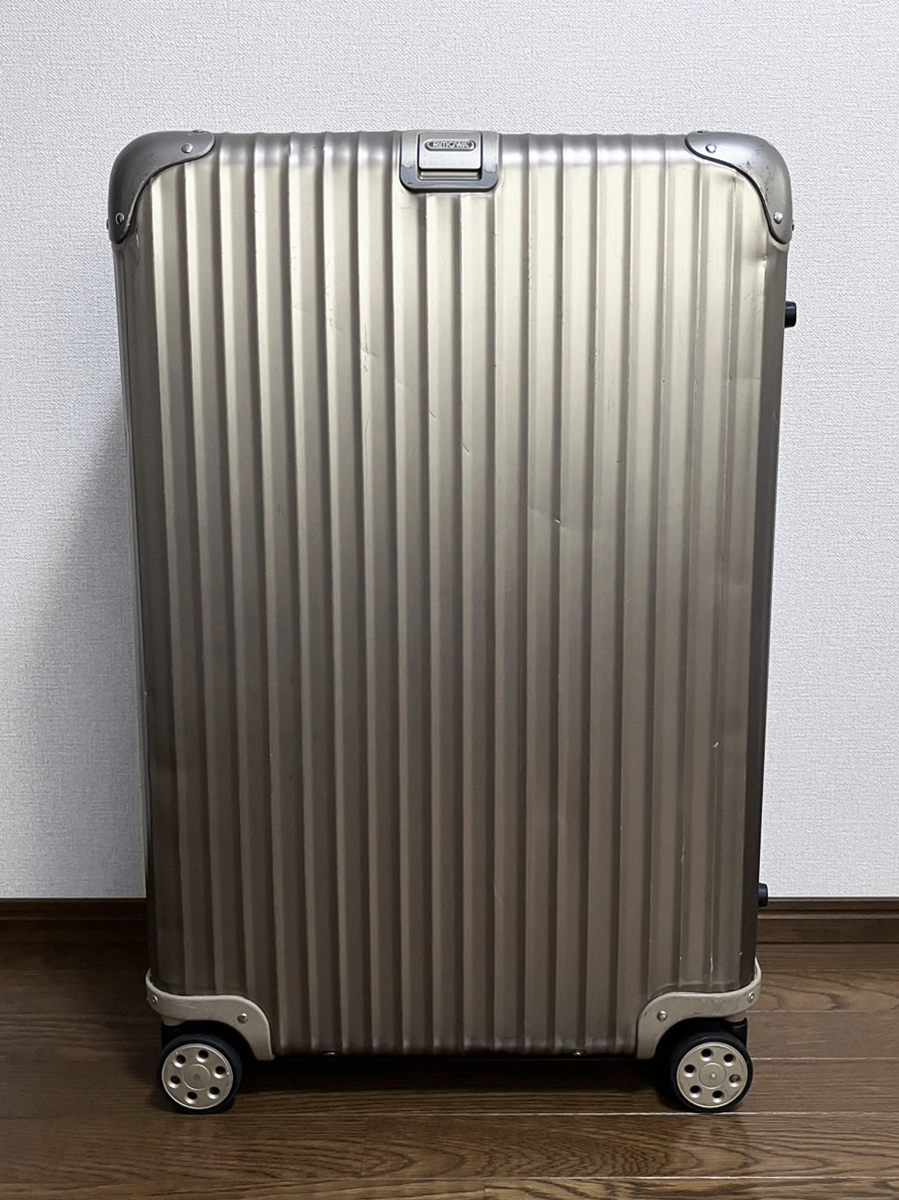 RIMOWA TOPAS TITANIUM リモワ トパーズ チタニウム 82L スーツケース/オリジナル original essential エッセンシャル クラシックフライト