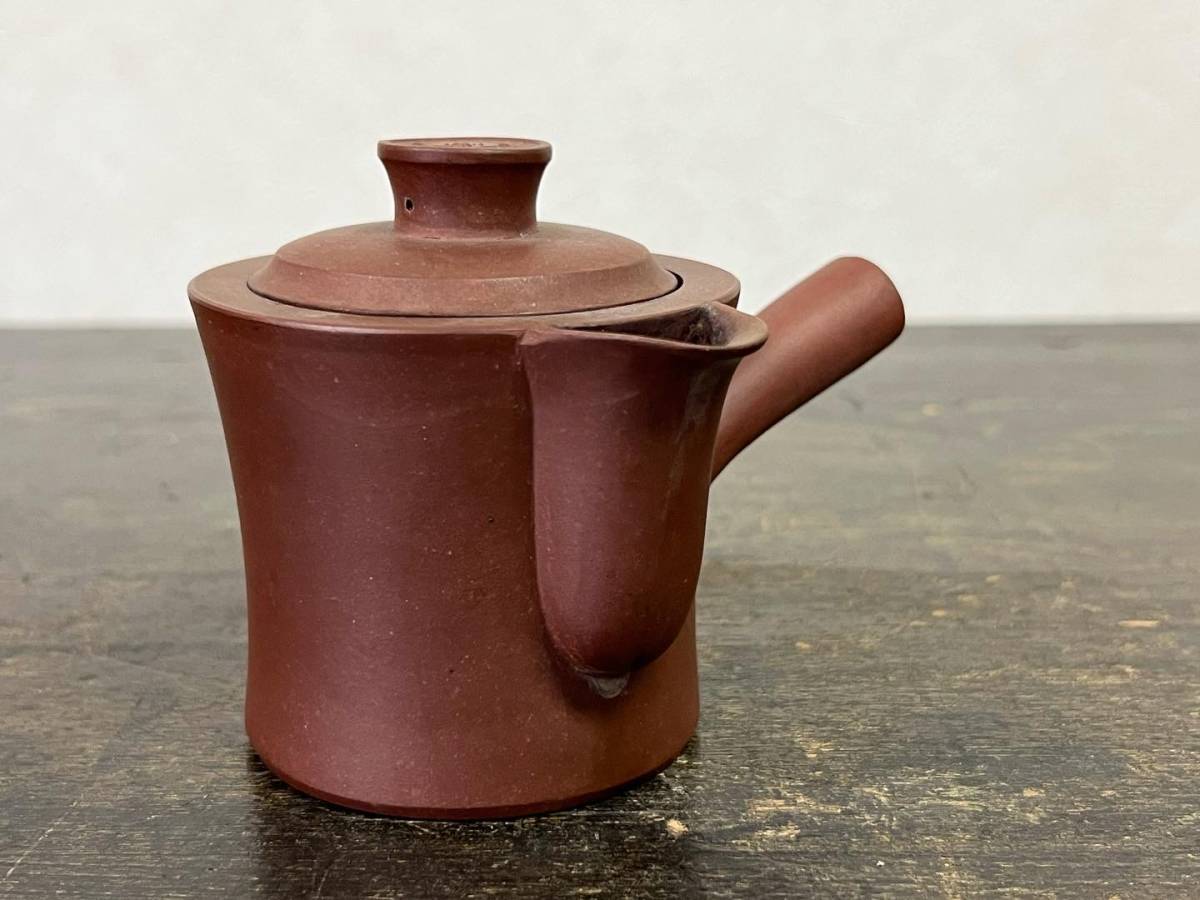中国茶器　竹茶盤付 宜興朱泥急須　仕覆付 完品 功夫茶道具 高級箱入 朱泥 急須 中国宜興 煎茶道具 紫砂 款 唐物 ☆中国宜興 ACADEMY |