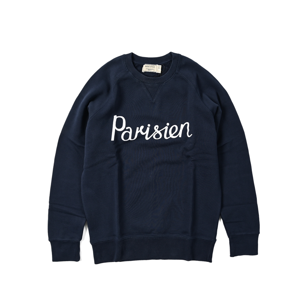 MAISON KITSUNE トレーナー ネイビー S 【公式通販】