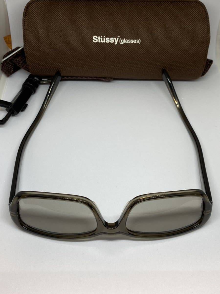 STUSSY Brian サングラス クリア ブラウン ステューシー ブライアン