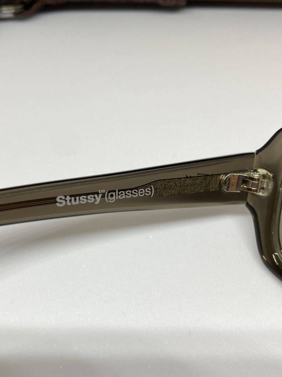 STUSSY Brian サングラス クリア ブラウン ステューシー ブライアン