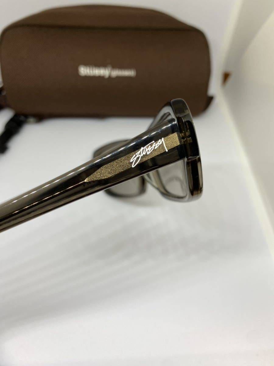 STUSSY Brian サングラス クリア ブラウン ステューシー ブライアン