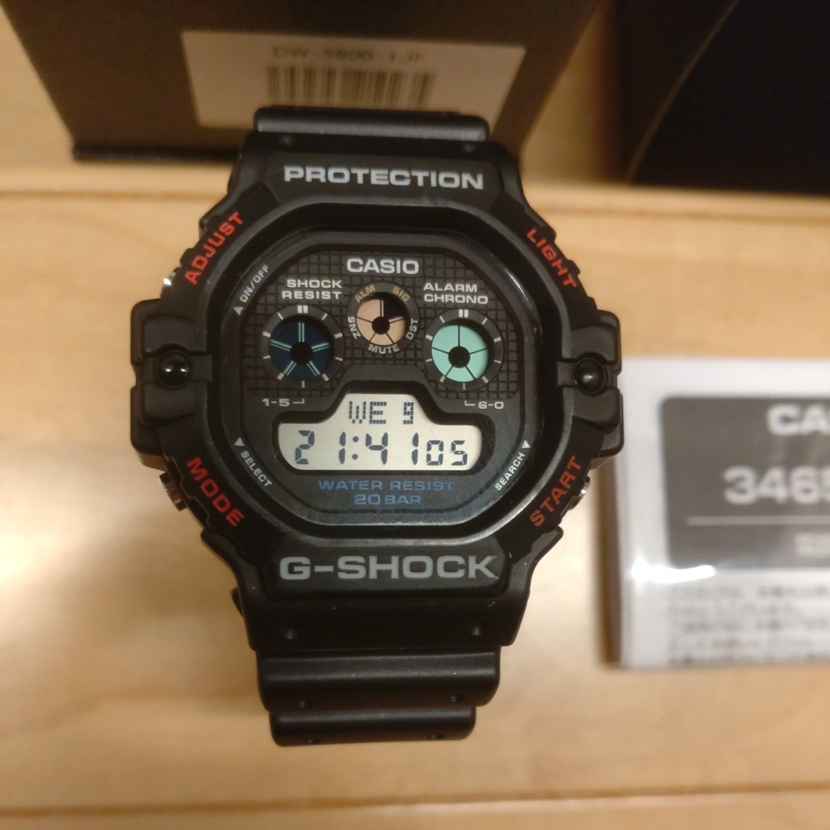 完品 G-SHOCK DW-5900-1JF CASIO ジーショック カシオG-SHOCK カシオ 復刻 BLACK ブラック　_2