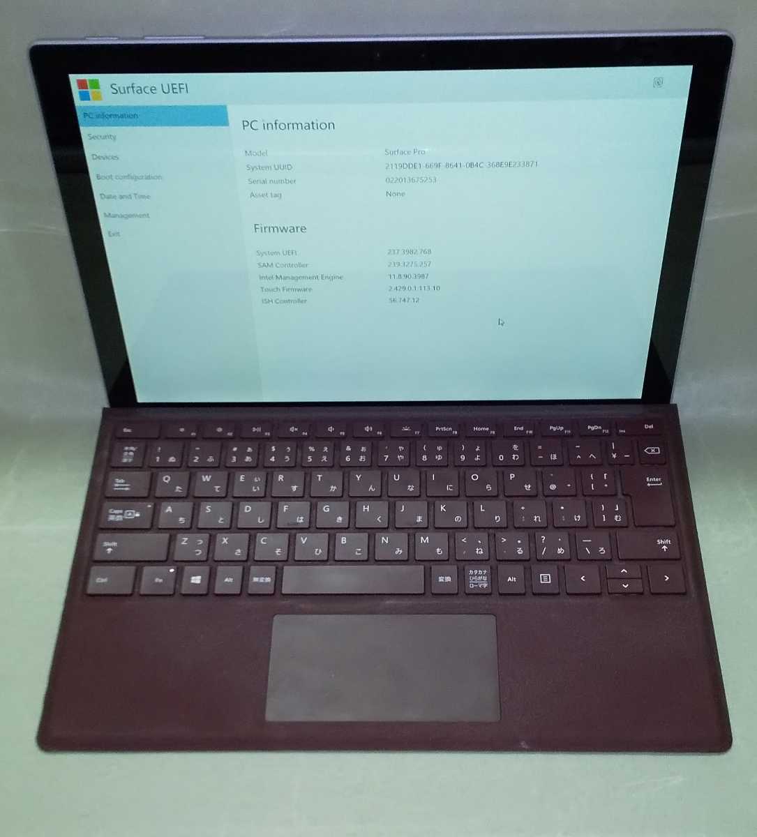 Surface Pro Microsoft 0 1 i5 - 8GB Core Pro5 256GB : (5th Gen) LTE