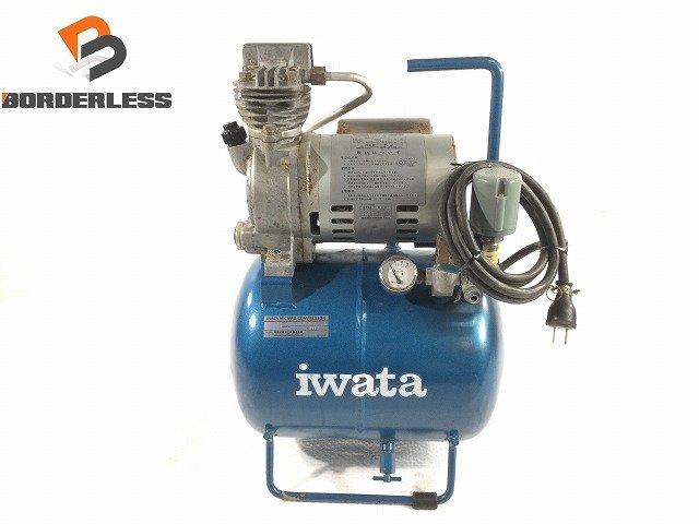 【送料無料☆彡訳あり】IWATA 岩田塗装機工 レシプロコンプレッサー DCS-02P 100V 15L エアコンプレッサー アネスト岩田 76536