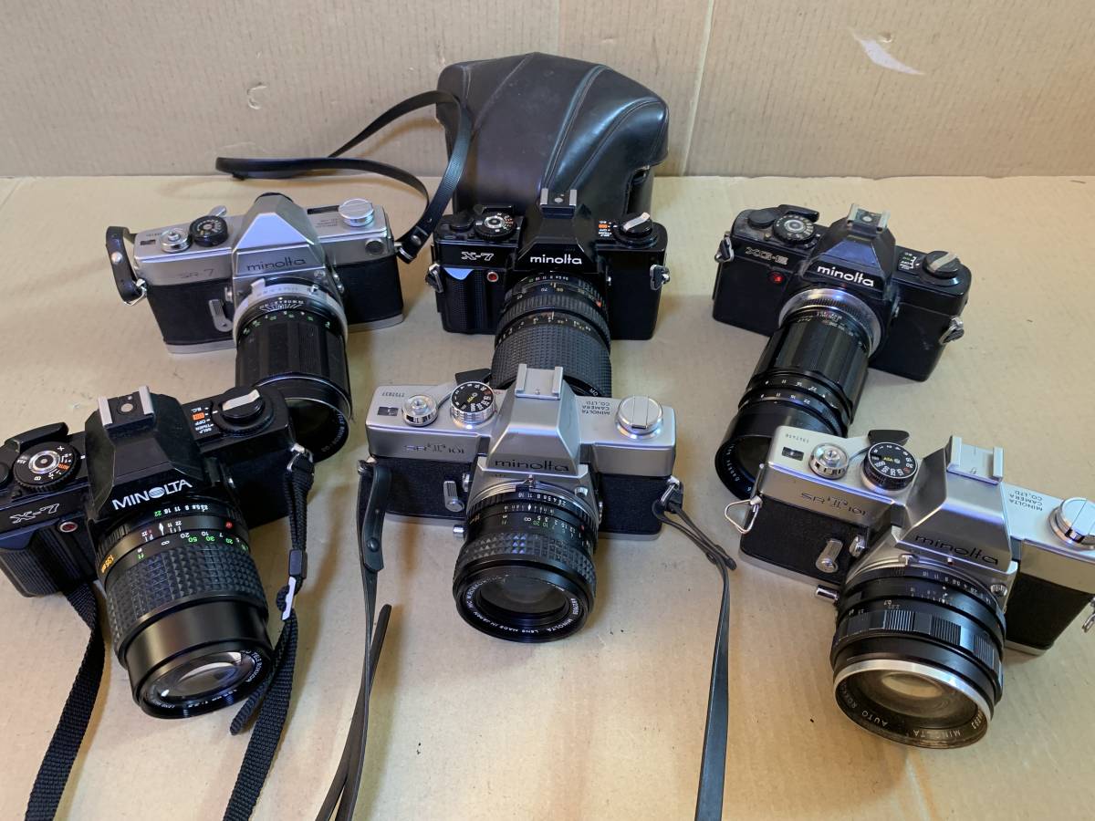 ミノルタ MINOLTA SRT101/X-7/SR-7/XG-E/カメラ レンズ まとめて